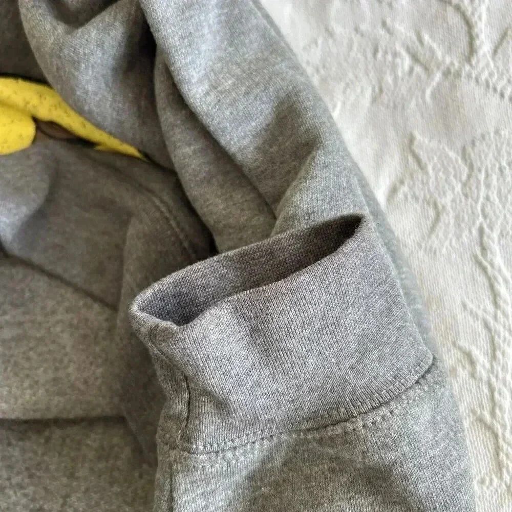 Buc-ees Hoodie Sweatshirt Fleece Long Sleeve Pullover Beaver Gray Adult Small - Picture 12 of 12